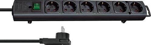 Comfort-Line Plus stekkerdoos met platte stekker 6-voudig, Doe-het-zelf en Verbouw, Elektra en Kabels, Nieuw, Ophalen of Verzenden