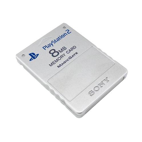 Sony Playstation 2 - 8MB Memory Card - Zilver, Spelcomputers en Games, Spelcomputers | Sony PlayStation Consoles | Accessoires