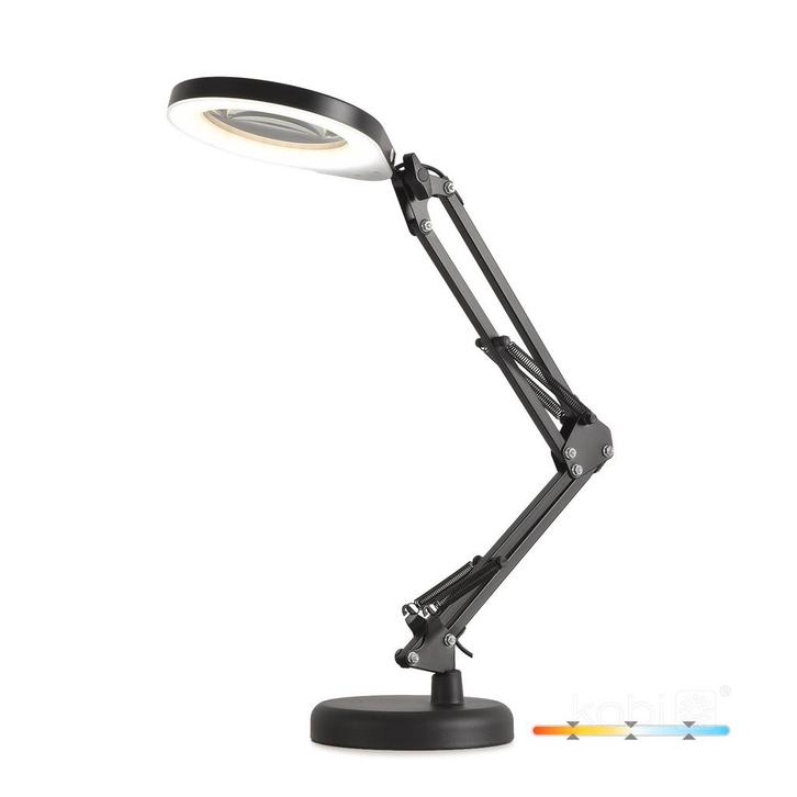 Bureaulamp met vergrootglas | AURIQ LOUPE | 10W, Huis en Inrichting, Lampen | Tafellampen, Nieuw, Ophalen of Verzenden