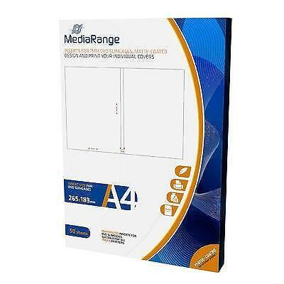MediaRange DVD 7mm cover inserts 50 stuks, Computers en Software, Printerbenodigdheden, Nieuw