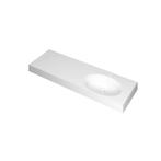 SMOOTH Wastafel in polystone | 140 x 45 x 9 wasbak rechts, Verzenden, Nieuw, Wastafelkast