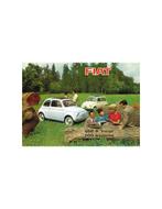 1965 FIAT 500 D SUNROOF & GIARDINIERA BROCHURE NEDERLANDS, Boeken, Auto's | Folders en Tijdschriften, Nieuw, Author