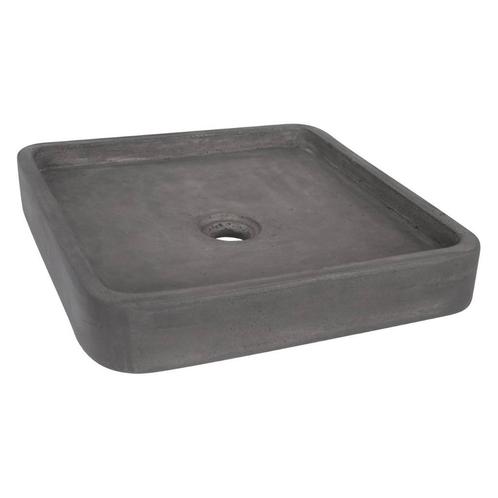 Opbouw Waskom Differnz Jura 40x40x7 cm Antraciet Beton, Doe-het-zelf en Verbouw, Sanitair, Overige typen, Nieuw, Ophalen of Verzenden