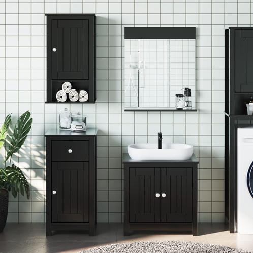 vidaXL 3-delige Badkamermeubelset BERG massief grenenhout, Huis en Inrichting, Badkamer | Badkamermeubels, Nieuw, Verzenden