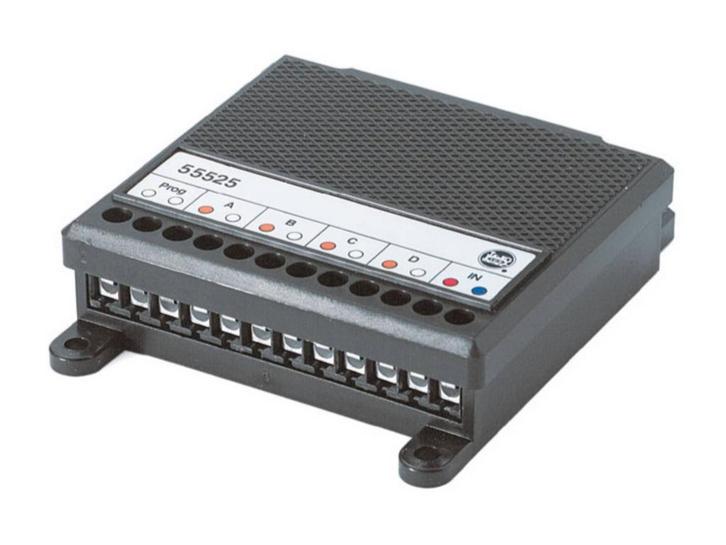 LGB 55525 MZS-Weichendecoder 4-Kanal (Wissel-decoders), Hobby en Vrije tijd, Modeltreinen | Overige schalen, Overige typen, Nieuw