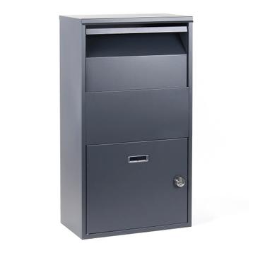 Pakket box grijs - 410 x 220 x 750 mm / Pakket brievenbus beschikbaar voor biedingen