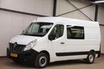 Renault Master T35 2.3 dCi L2H2 DUBBEL CABINE TREKHAAK, Dealer onderhouden, Stof, Gebruikt, Euro 6
