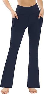 Bootcut Yogabroek met zijzakken voor dames - Hoog, Verzenden, Nieuw
