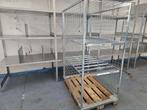 Pallet box 1200x800xH1700 met 2 legborden (3 niveaus), als, Ophalen of Verzenden