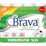 ACTIE: 24 Rollen - 3 Laags - Ultra Soft Toiletpapier -, Ophalen of Verzenden