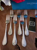 Christofle - Vork - Set van 12 visvorken met lintpatroon -