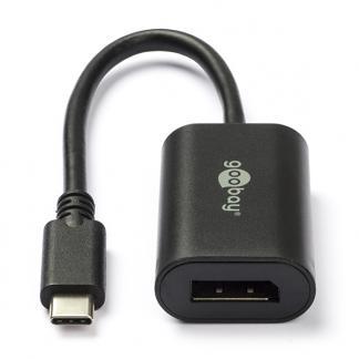USB C naar DisplayPort adapter - Goobay - 0.2 meter, Computers en Software, Pc- en Netwerkkabels, Nieuw, Verzenden
