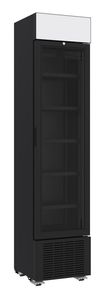 Combisteel Horeca Drankenkoeling | Smal Model | 232L | Zwart, Witgoed en Apparatuur, Koelkasten en IJskasten, Ophalen of Verzenden