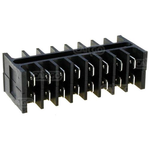 Verdeelblok 32 aansluitingen 2x8-polige schuifstekker 6.5mm, Auto-onderdelen, Verlichting, Ophalen of Verzenden