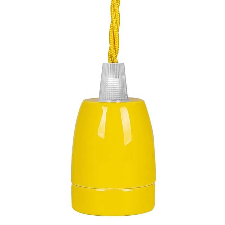 Fitting Keramiek Geel E27, Huis en Inrichting, Lampen | Overige