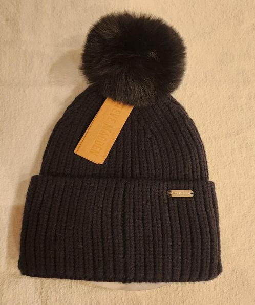 STEVE MADDEN Pointelle gebreide muts met pompon, Kleding | Heren, Mutsen, Sjaals en Handschoenen, Verzenden