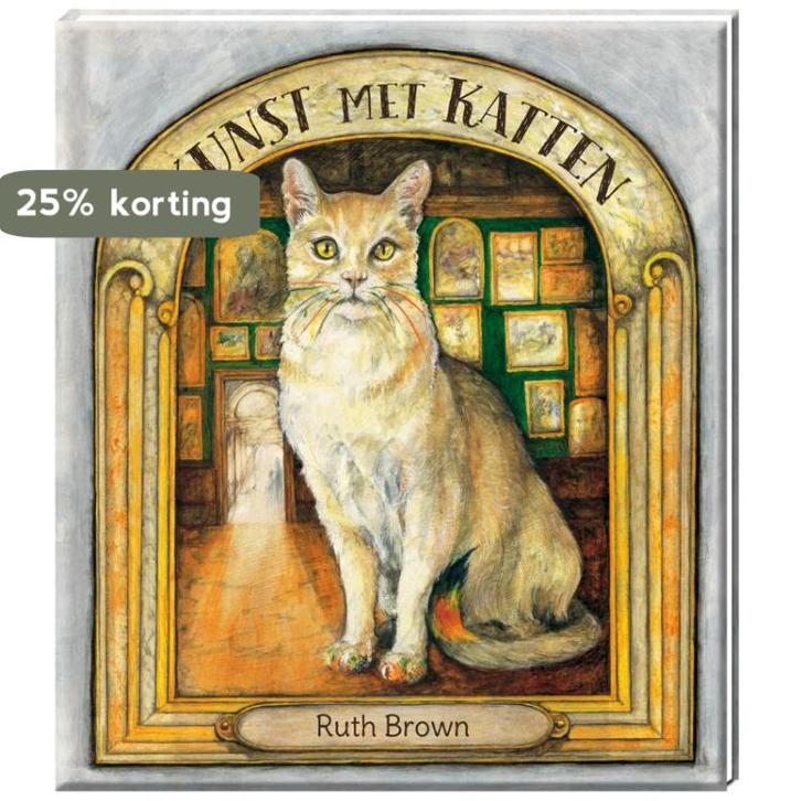 Kunst met katten 9789051167559 Ruth Brown, Boeken, Kinderboeken | Jeugd | 10 tot 12 jaar, Zo goed als nieuw, Verzenden