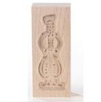 Speculaasplank Mini Pop Man (Piet) 8,5x3,5cm., Verzenden, Nieuw