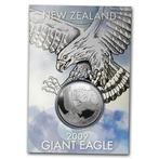 Nieuw-Zeeland Giant Eagle 1 oz 2009, Postzegels en Munten, Munten | Oceanië, Zilver, Losse munt, Verzenden