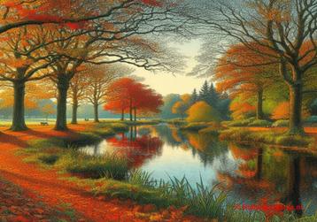 Herfstkaarten Nederland voor o.a Postcrossing met korting beschikbaar voor biedingen