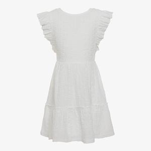 MyWay meisjes crinkle jurk met ruches wit maat 146/152, Kleding | Dames, Jurken, Nieuw, Verzenden