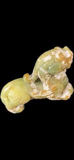 Jade Antieke Talisman, Feng Shui Draak - Heilig - Amulet, Nieuw