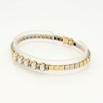 Armband - 14 karaat Geel goud Opaal - Diamant, Sieraden, Tassen en Uiterlijk, Nieuw