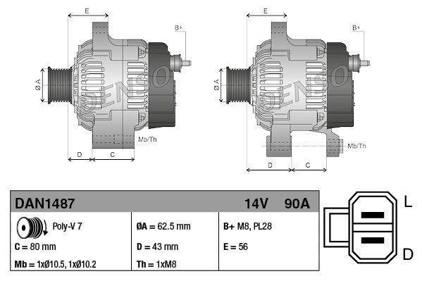 Dynamo / Alternator, Auto-onderdelen, Motor en Toebehoren, Nieuw, Ophalen of Verzenden