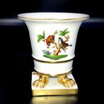 Herend - Exquisite Claw Footed Vase - Rothschild Bird