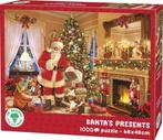 Santas Presents Puzzel (1000 stukjes) | Mr. Broccoli -, Hobby en Vrije tijd, Denksport en Puzzels, Verzenden, Nieuw