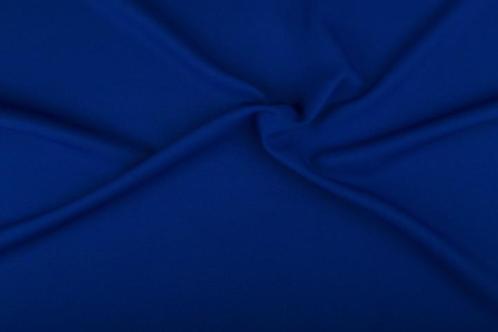 Texture stof blauw - 25m bi-stretch op rol, Hobby en Vrije tijd, Stoffen en Lappen, Verzenden