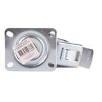 Benson Zwenkwiel met rem - Massief rubber - Ø 125 mm - Ma.., Doe-het-zelf en Verbouw, Zwenkwielen, Ophalen of Verzenden, Nieuw