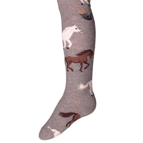 Kindermaillot Grijs met Paarden - 122/128 NIEUW, Kinderen en Baby's, Kinderkleding | Schoenen en Sokken, Meisje, Nieuw, Ophalen of Verzenden