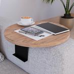 Dienblad armleuning Kuleskyd rond Ø34 cm houtkleurig [en.cas, Verzenden, Nieuw