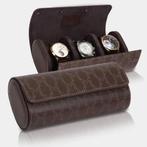 Horlogerol Bruin leder 3 Horloges Modalo, Verzenden, Nieuw