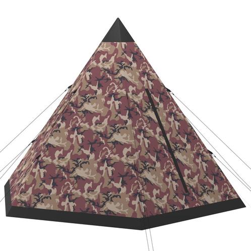 vidaXL Tent 4-persoons meerkleurig, Caravans en Kamperen, Tenten, Nieuw, tot en met 4, Verzenden