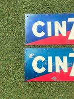 Cinzano / H.Philippault Montreuil - Plaque (2) - Metaal