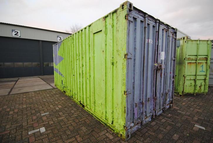 Container 20ft gebruikt HS-1484, Zakelijke goederen, Machines en Bouw | Keten en Containers, Verzenden