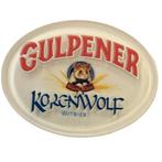 Occasion - Ovale taplens Gulpener korenwolf plat, Ophalen of Verzenden