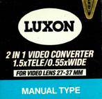 Luxon 2in1 Video Converter 1.5x Tele / 0.55x Wide voor Len, Verzenden, Nieuw