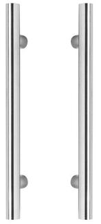 Intersteel set deurgrepen T-vorm 400x65x20 HoH 300 mm rvs, Verzenden, Nieuw