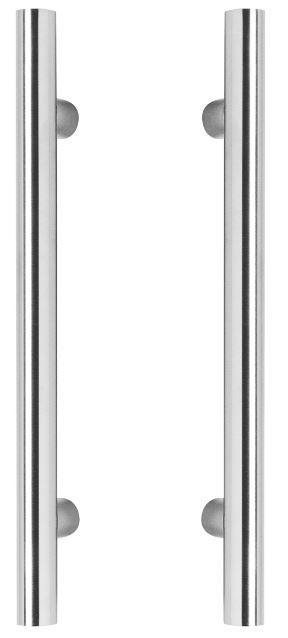 Intersteel set deurgrepen T-vorm 400x65x20 HoH 300 mm rvs, Doe-het-zelf en Verbouw, Hang- en Sluitwerk, Verzenden