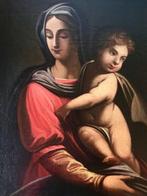 Italiaanse school (XVII) - Madonna con Bambino, Antiek en Kunst