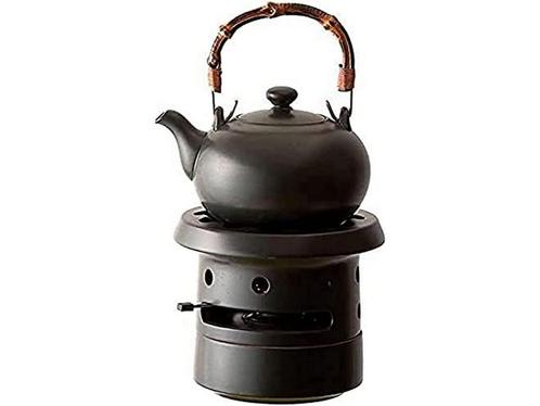 Tea Soul Set Bouilloire avec Pole Noir Lins Ceramic Studio, Huis en Inrichting, Woonaccessoires | Overige, Nieuw, Verzenden
