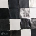 Handvormtegels 13x13 Mat wit Mat zwart en Platinum mix-0,5m², Verzenden, Nieuw