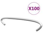 vidaXL Gabionhaken 100 st 10 cm gegalvaniseerd staal, Tuin en Terras, Verzenden, Nieuw