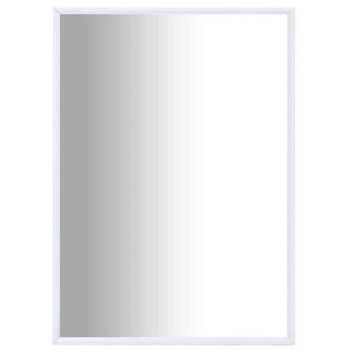 vidaXL Spiegel 70x50 cm wit, Huis en Inrichting, Woonaccessoires | Spiegels, Nieuw, Verzenden