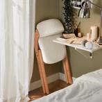 2dekans | SoBuy Houten Klapstoel met Gestoffeerde Zitting -, Ophalen of Verzenden, Zo goed als nieuw, Wit