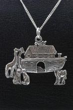 Zilveren Ark van Noach XL ketting hanger, Verzenden, Nieuw