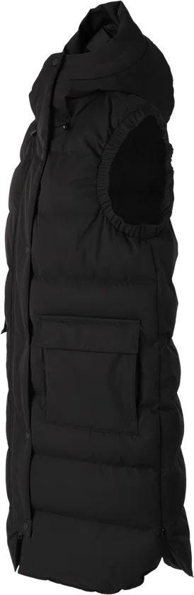 Brunotti Maat L Kalani Dames Lange Puffer Bodywarmer | Zwart, Kleding | Dames, Jassen | Winter, Verzenden